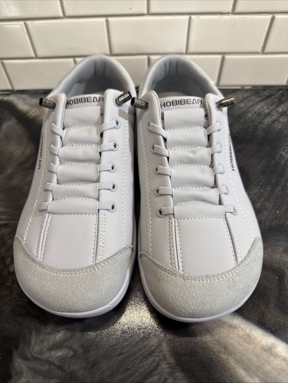 Hobibear Women's White Low-Top Fashion Sneakers
